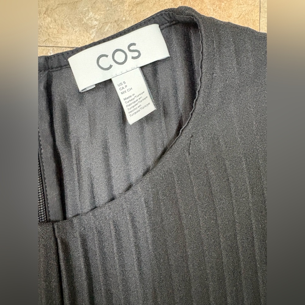 COS Black Ribbed Jumpsuit - Picture 4 of 10